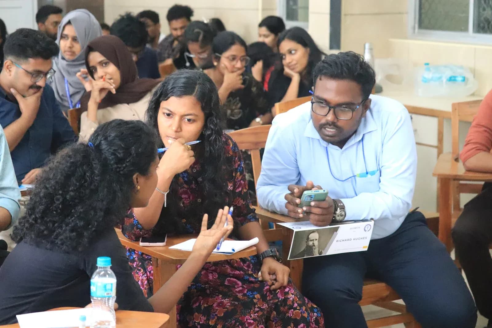 Floor debate during unmoderated caucus at DIIMUN